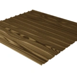 Профнастил С10 декоративный Дуб 3D 0,45 мм