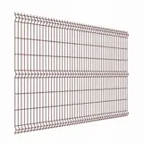 3Д забор Medium 630×2500 мм, пруток 4 мм, кирпичный RAL 3009