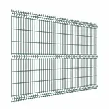 3Д забор Medium 2430×2500 мм, пруток 4 мм, зелёный RAL 6005